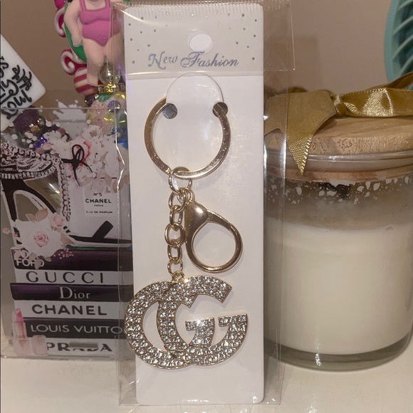 Gold Glitter Purse Charm/Keychain 💛💛💛💛💛 - Picture 3 of 6